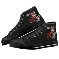 MKMY high top canvas shoes