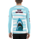 WNYMMA Shark Design by Malachai Men's Rash Guard